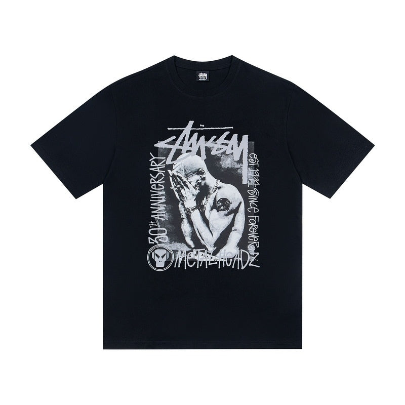 Stussy T shirts High-quality 260g pure cotton double yarn fabric