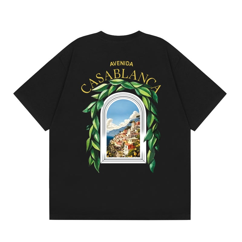 Casablanca T SHIRTS High-quality pure cotton streetwear