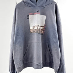 Unisex Vintage Hoodie [Vintage Dark Grey-Blue] PalyHollywood SS25