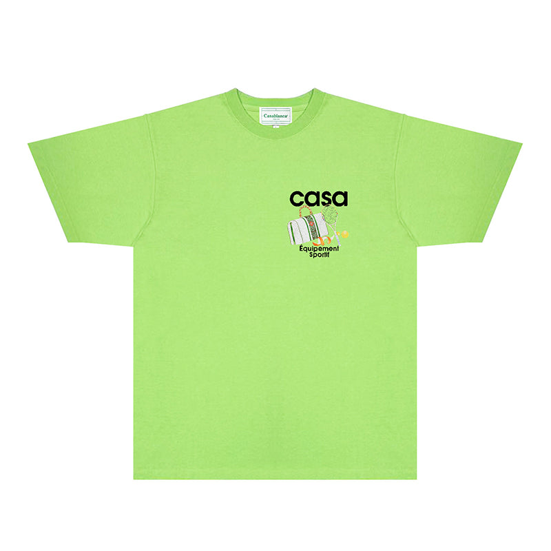 Casablanca T Shirts Street High-quality pure cotton