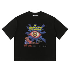 HOUSE OF ERRORS T Shirts High-quality pure cotton "Big Eye" high-street apparel 240g Double-Yarn Cotton
