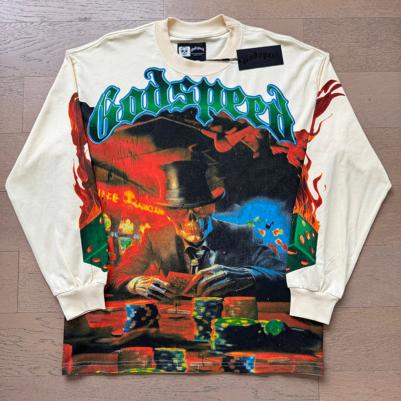 Godspeed Long Sleeved Shirt 260g pure cotton fabric