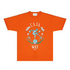 Casablanca T Shirts Street High-quality pure cotton