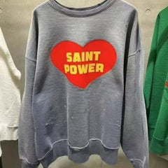 Saint Michael Printed Cotton Sweatshirt