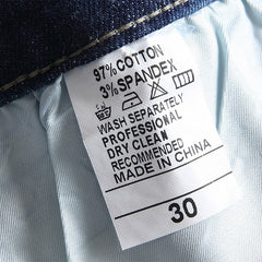 Mens Fashion Jeans Embroidered street graffiti 7118#