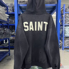 Saint Michael hoodie with printed design - fashionable