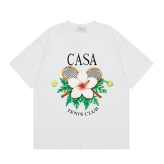 Casablanca T SHIRTS High-quality pure cotton streetwear