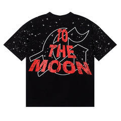 Godspeed T Shirts Astronaut Earth Gypsy Printing Cotton Casual Short Sleeve Men and Women