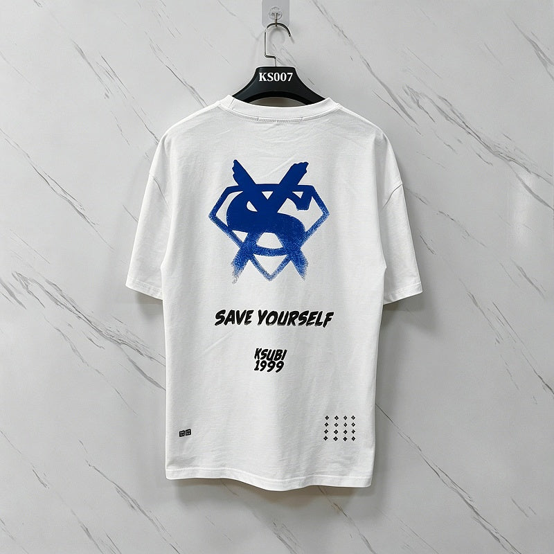 KSUBI T SHIRTS High-quality 260g 32-count double-yarn pure cotton streetwear—suitable for all seasons.