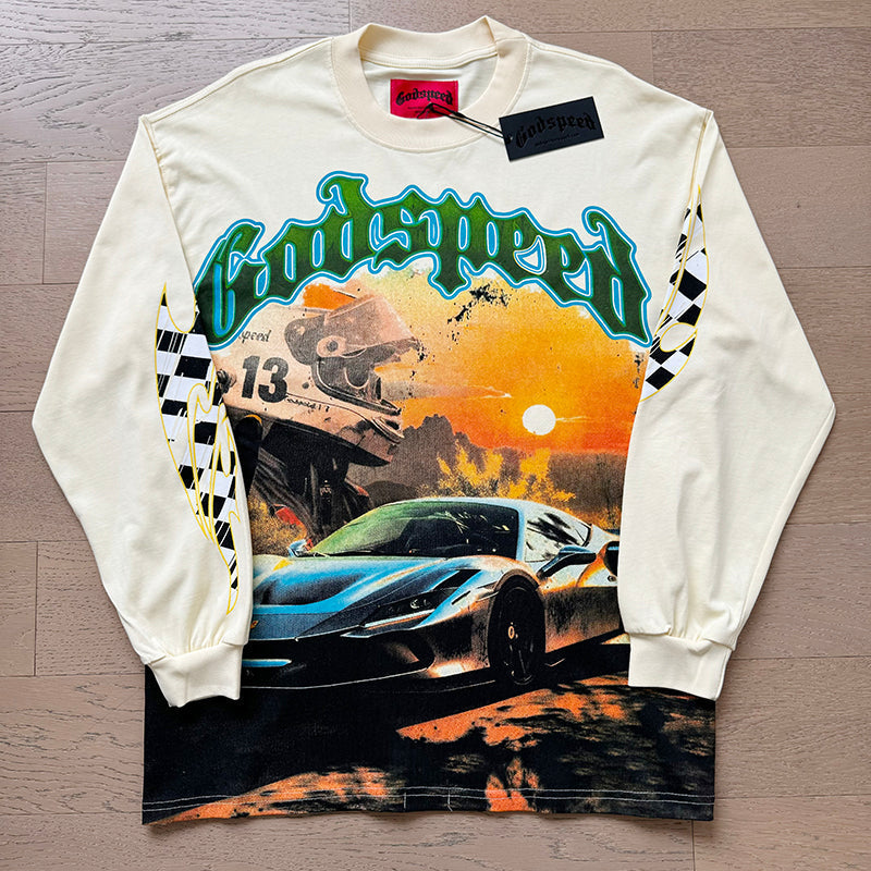 Godspeed Long Sleeved Shirt 260g pure cotton fabric