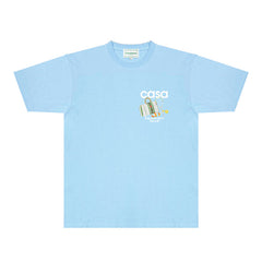 Casablanca T Shirts Street High-quality pure cotton