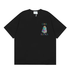 Casablanca T SHIRTS High-quality pure cotton streetwear