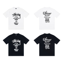 Stussy T shirts High-quality 260g pure cotton double yarn fabric