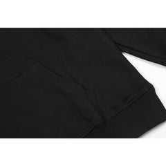 OW cartoon inkjet arrow pattern hooded sweater