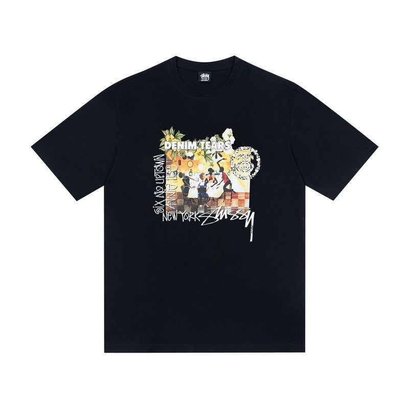 Stussy T shirts High-quality 260g pure cotton double yarn fabric