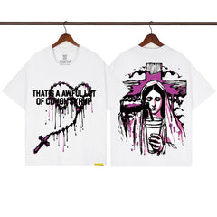 COUGH SYRUP T shirts High-quality pure cotton streetwear Mona Lisa