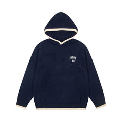 Stussy Sweater High-quality knitwear for autumn winter Hooded knit top