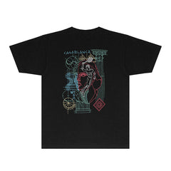 Casablanca T Shirts Street High-quality pure cotton