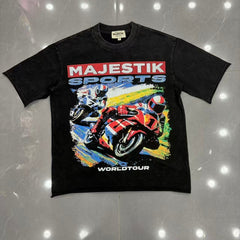 MAJESTIK T Shirts Loose fit 100% cotton