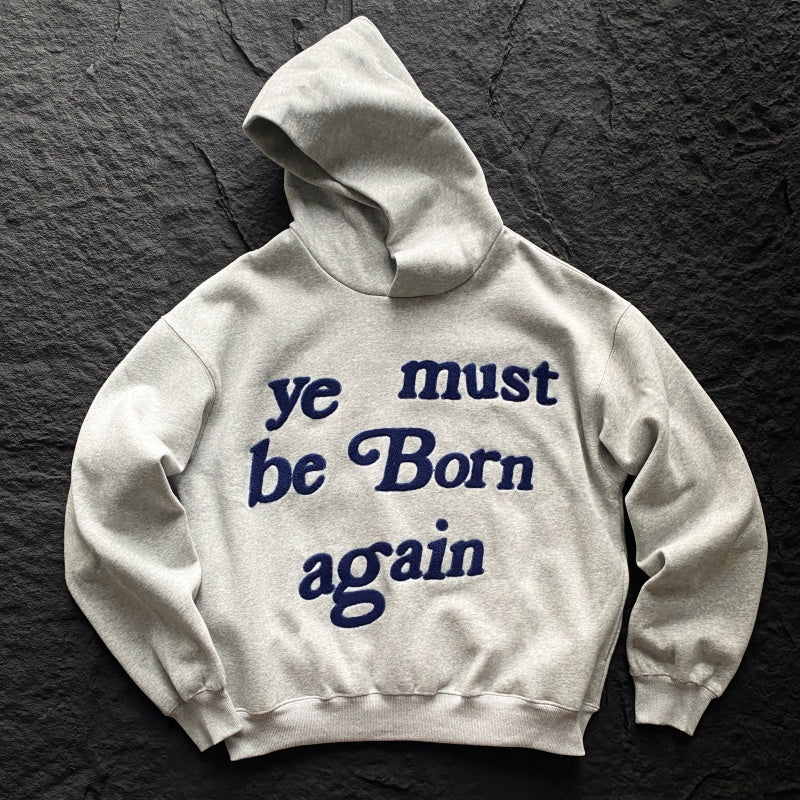 Unisex Vintage Hoodie  CPFM01 Model # CPFM Ye Must Be Born Again