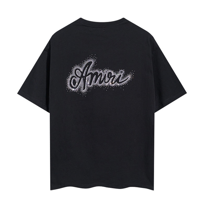 Amiri T Shirts Rhinestone