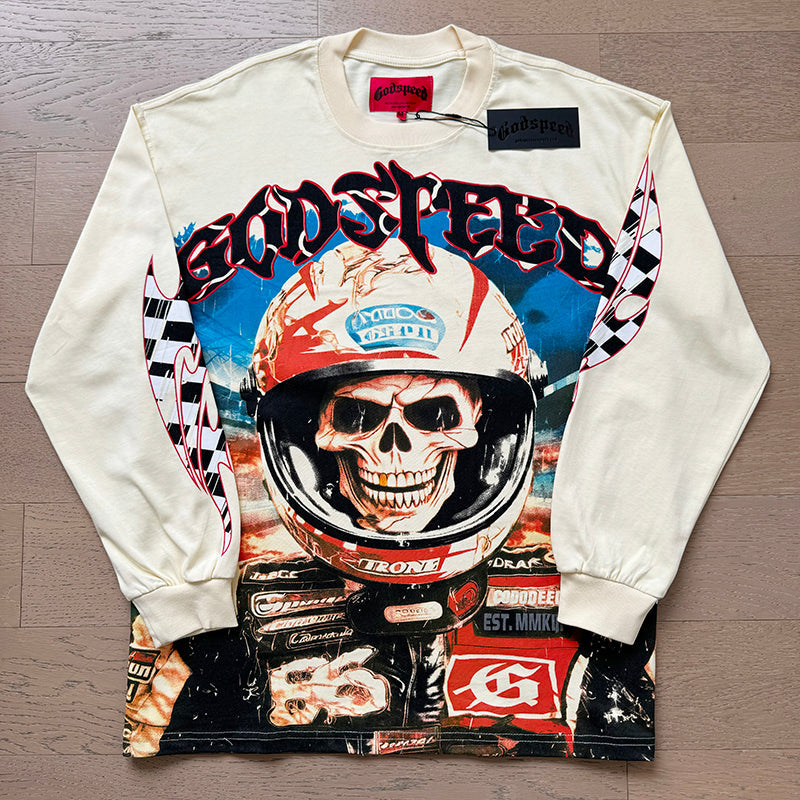 Godspeed Long Sleeved Shirt 260g pure cotton fabric