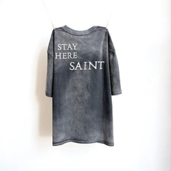 Unisex Vintage T Shirts Saint ¡Á STAR WARS Collaboration T-Shirt ¨C Darth Vader Reflection Print. Features authentic 280g heavyweight fabric that retains its quality after washing, vintage single-stitch and blind-stitch construction, and a combination