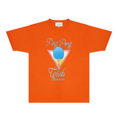 Casablanca T Shirts Street High-quality pure cotton