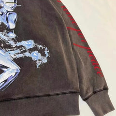 Saint Michael Printed Cotton Sweatshirt
