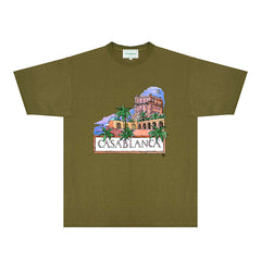 Casablanca T Shirts Street High-quality pure cotton