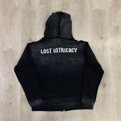 Lost intricacy Hoodie rhinestones