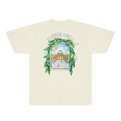 Casablanca T Shirts Street High-quality pure cotton