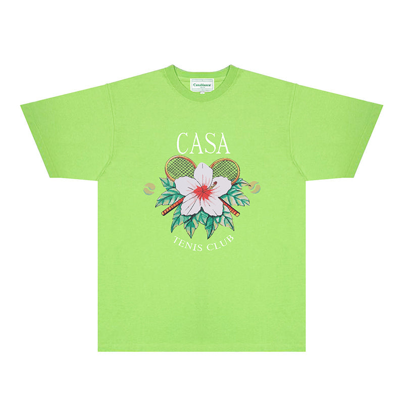 Casablanca T Shirts Street High-quality pure cotton