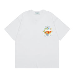 Casablanca T SHIRTS High-quality pure cotton streetwear