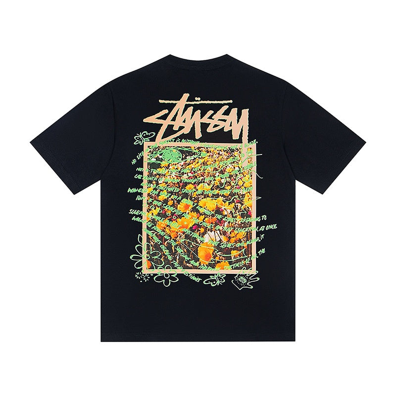 Stussy T shirts High-quality 260g pure cotton double yarn fabric