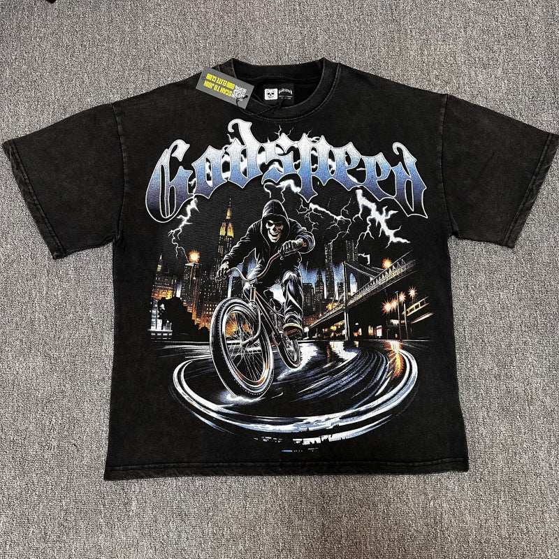 Godspeed T Shirts 100% pure cotton 260g fabric Streetwear fashion