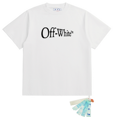 OFF WHITE T SHITRS High-quality 100% pure cotton streetwear