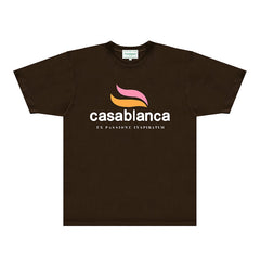 Casablanca T Shirts Street High-quality pure cotton