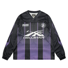 HS Long Sleeve Shirts Hip-hop loose oversize