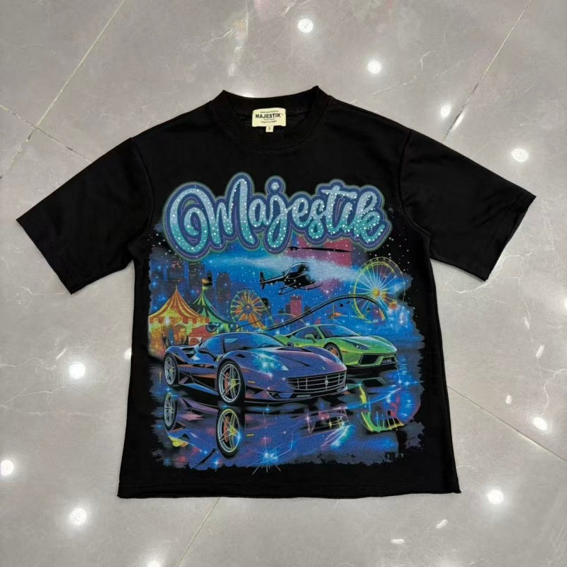 MAJESTIK T Shirts Loose fit 100% cotton