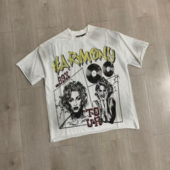 HARMONY T Shirts Street Trend Hot Diamonds